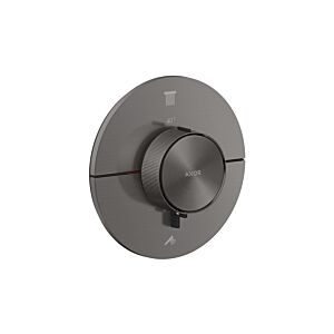 hansgrohe Thermostat 36750340 Unterputz, für 2 Verbraucher, rund, Brushed Black Chrome