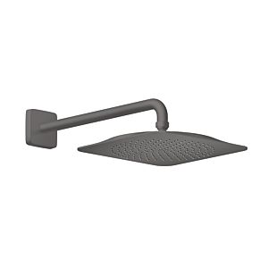 hansgrohe douche de tête Axor Citterio C 28790340 1jet avec bras de douche, pression d&#39;écoulement minimale 1 bar, chrome noir brossé