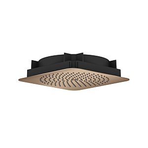 hansgrohe 270 1jet PowderRain overhead shower 28814300, polished rose gold ceiling