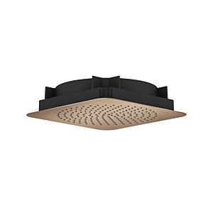Douche de tête Hansgrohe 270 1jet PowderRain 28814310, plafond en or rose brossé