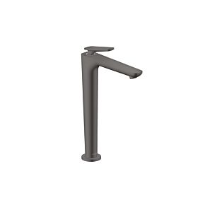 hansgrohe Axor Citterio C CoolStart Waschtischarmatur 49050340 ohne Struktur, brushed black chrome, Ausladung 158mm, Ablauf unverschließbar