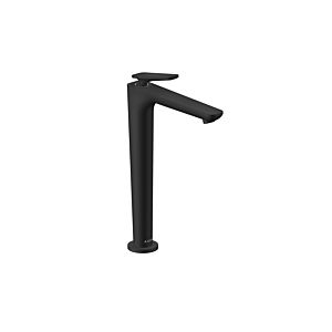hansgrohe Axor Citterio C CoolStart Waschtischarmatur 49050670 ohne Struktur, mattschwarz, Ausladung 158mm, Ablauf unverschließbar