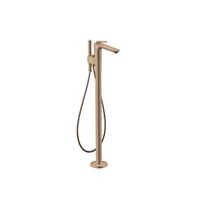 hansgrohe Bath Mixer Floorstanding 49440310 without structure, Brushed Red Gold, floorstanding, projection 194mm