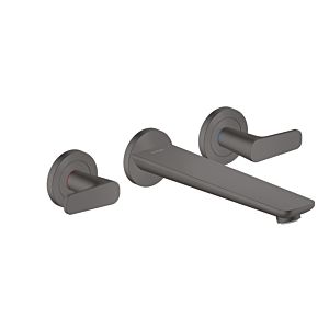 hansgrohe Axor Citterio C Wannen-3-Loch-Armatur 49482340 ohne Struktur, brushed black chrome, Unterputz, Wandmontage