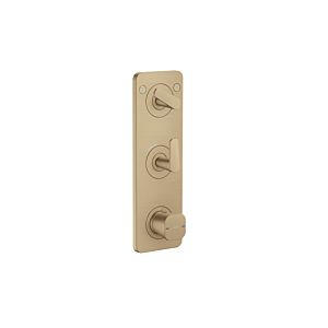 hansgrohe Axor Citterio C thermostat module 49700140 without structure, brushed bronze, concealed, with plate
