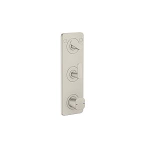 hansgrohe Axor Citterio C thermostat module 380/120, 49700800 concealed, 2 outlets, stainless steel look