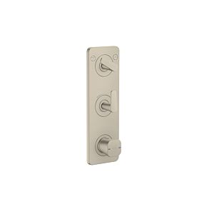 hansgrohe module thermostat Axor Citterio C 49700820 sans structure, nickel brossé, encastré, avec plaque