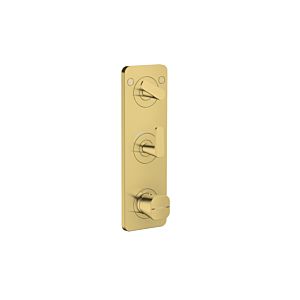 hansgrohe Axor Citterio C thermostat module 49700990 without structure, polished gold optic, concealed, with plate