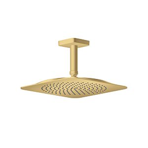 hansgrohe Axor Citterio C overhead shower 270 1jet 28792250 with ceiling connection, brushed gold optic