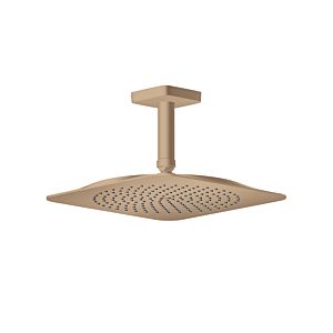 hansgrohe Axor Citterio C overhead shower 270 1jet 28792310 with ceiling connection, brushed red gold optic