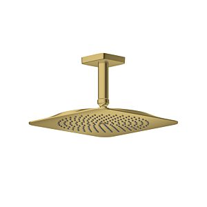 hansgrohe douche de tête Axor Citterio C 28792990 1jet avec raccordement au plafond, pression d&#39;écoulement minimale 1 bar, optique or poli
