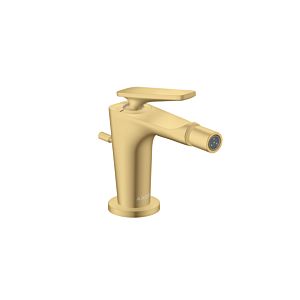 hansgrohe Axor Citterio C bidet mixer 49210250 with pull rod waste set, Brushed Gold Optic