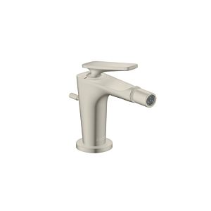 hansgrohe Axor Citterio C bidet mixer 49210800 with pull rod waste set, stainless steel look