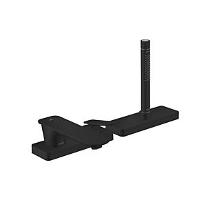 hansgrohe Axor Citterio C Mitigeur de baignoire monocommande 3 trous 49430670 sans structure, noir mat, saillie 155 mm