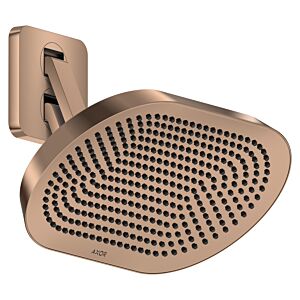 hansgrohe Axor ShowerSphere Kopfbrause 39745300 370x220mm, mit beweglichem Brausearm, 2jet, 11 l/min, polished red gold