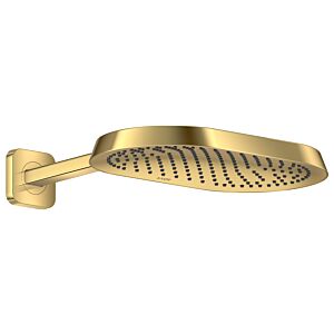 hansgrohe Axor ShowerSphere Kopfbrause 39749990 370x220mm, mit Brausearm, 1jet, polished gold optic
