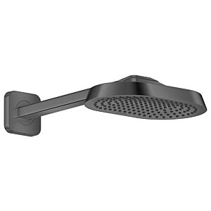 Douche de tête Hansgrohe Axor ShowerSphere 39754340 250 x 160 mm, avec bras de douche, 1 jet, 10,5 l/min, chrome noir brossé