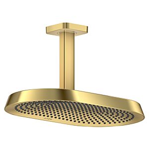 hansgrohe Axor ShowerSphere Kopfbrause 39758990 370x220mm, 2jet, 8 l/min, Deckenanschluss, polished gold optic