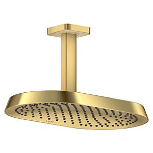hansgrohe Axor ShowerSphere Kopfbrause 39760990 370x220mm, 1jet, 12 l/min, Deckenanschluss, polished gold optic