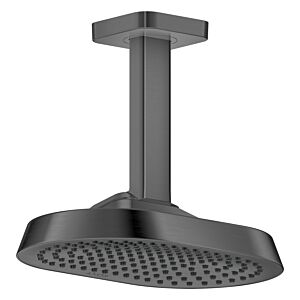 hansgrohe Axor ShowerSphere overhead shower 39763340 250x160mm, 1 jet, 12 l/min, ceiling connection, brushed black chrome