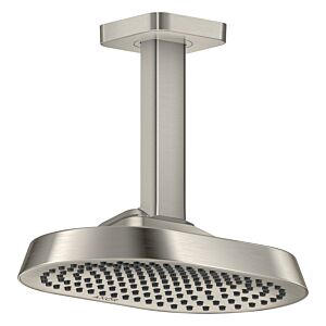 hansgrohe Axor ShowerSphere overhead shower 39771800 250x160mm, 1 jet, 6 l/min, ceiling connection, stainless steel finish