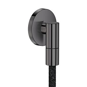 Raccord mural Hansgrohe AXOR 36737330 rond G1/2&quot;, chrome noir poli