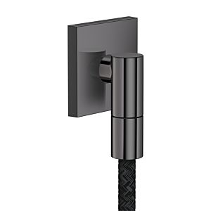 hansgrohe AXOR wall connector 36738330 square G1/2&quot; Polished Black Chrome