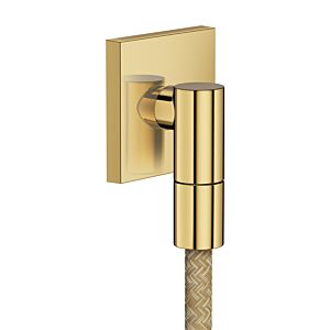 hansgrohe AXOR wall connector 36738990 square G1/2&quot; Polished Gold Optic
