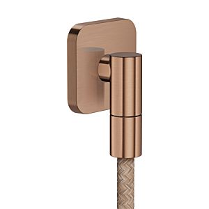 hansgrohe AXOR Wandanschluss 36739310 softsquare G1/2" Brushed Red Gold
