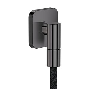 Raccord mural Hansgrohe AXOR 36739330 Softsquare G1/2&quot; Chrome noir poli