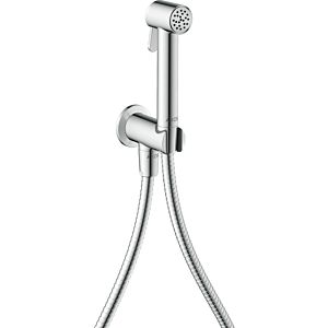 Douches bidette Hansgrohe AXOR Pommeau de douche bidette 29240000 1 jet rond pour eau froide avec support de pommeau de douche et flexible de douche 1,25 m, chromé