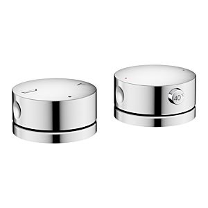 Mitigeur bain/douche 2 trous Hansgrohe AXOR One 48470000 avec thermostat, chromé