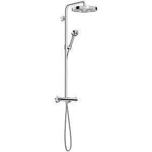Système de douche Hansgrohe AXOR One avec thermostat et pomme de douche 280 48794000 encastré, kit d&#39;installation finale, 1 type de jet, 13,2 l/min, chromé