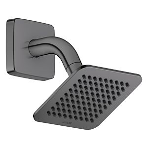 AXOR Citterio C shower head 28810330 1 spray mode water-saving with shower arm, 120x120mm, polished black chrome