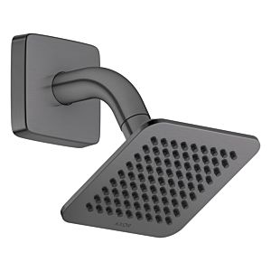 AXOR Citterio C shower head 28810340 1 spray mode water-saving with shower arm, 120x120mm, brushed black chrome