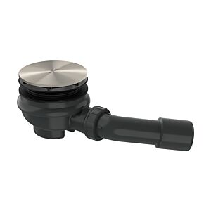 hansgrohe AXOR Staro Complete Set 42542800 Drain Fitting for Shower Tray, Stainless Steel Finish