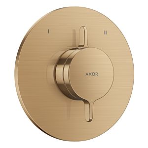 hansgrohe AXOR One mixer 48415140 concealed for 2 functions, brushed bronze