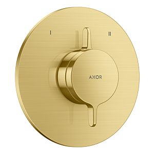 hansgrohe AXOR One mixer 48415950 concealed for 2 functions, brushed brass
