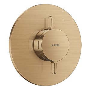 Mitigeur hansgrohe AXOR One 48615140 encastré, 1 sortie, bronze brossé