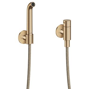 Hansgrohe AXOR One bec verseur 48655140 avec clapet anti-retour, bronze brossé