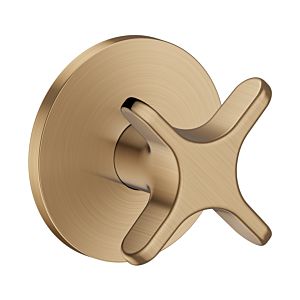 hansgrohe AXOR One Absperrventil 48771140 Unterputz mit Kreuzgriff, brushed bronze