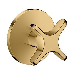 Robinet d&#39;arrêt hansgrohe AXOR One 48771990 pour installation encastrée, aspect or poli, avec poignée croisée