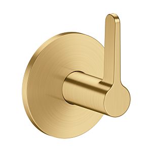 Robinet d&#39;arrêt hansgrohe AXOR One 48772250 pour installation encastrée, aspect or brossé, avec poignée à levier