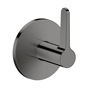 hansgrohe AXOR One Absperrventil 48772330 Unterputz, polished black chrome, mit Hebelgriff