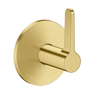 Robinet d&#39;arrêt hansgrohe AXOR One 48772950 pour installation encastrée, laiton brossé, avec poignée à levier