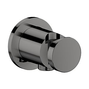 Mitigeur lavabo Hansgrohe AXOR One 48780330 rond, G 1/2, fonction support de douche intégré, chrome noir poli