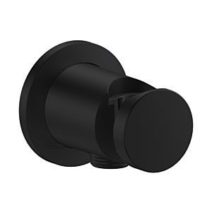 Mitigeur lavabo Hansgrohe AXOR One 48780670 rond, G 1/2, fonction support de douche intégré, noir mat