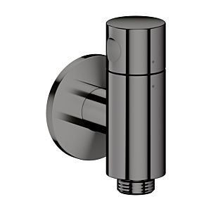 Robinet d&#39;arrêt mural Hansgrohe AXOR One 48781330 avec robinet d&#39;arrêt, chrome noir poli