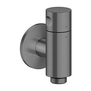 Robinet d&#39;arrêt mural Hansgrohe AXOR One 48781340 avec robinet d&#39;arrêt, chrome noir brossé