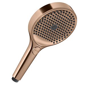 Douchette Hansgrohe AXOR ShowerSolutions 39774310 130 mm, 3 jets, EcoSmart+, 6 l/min, or rouge brossé